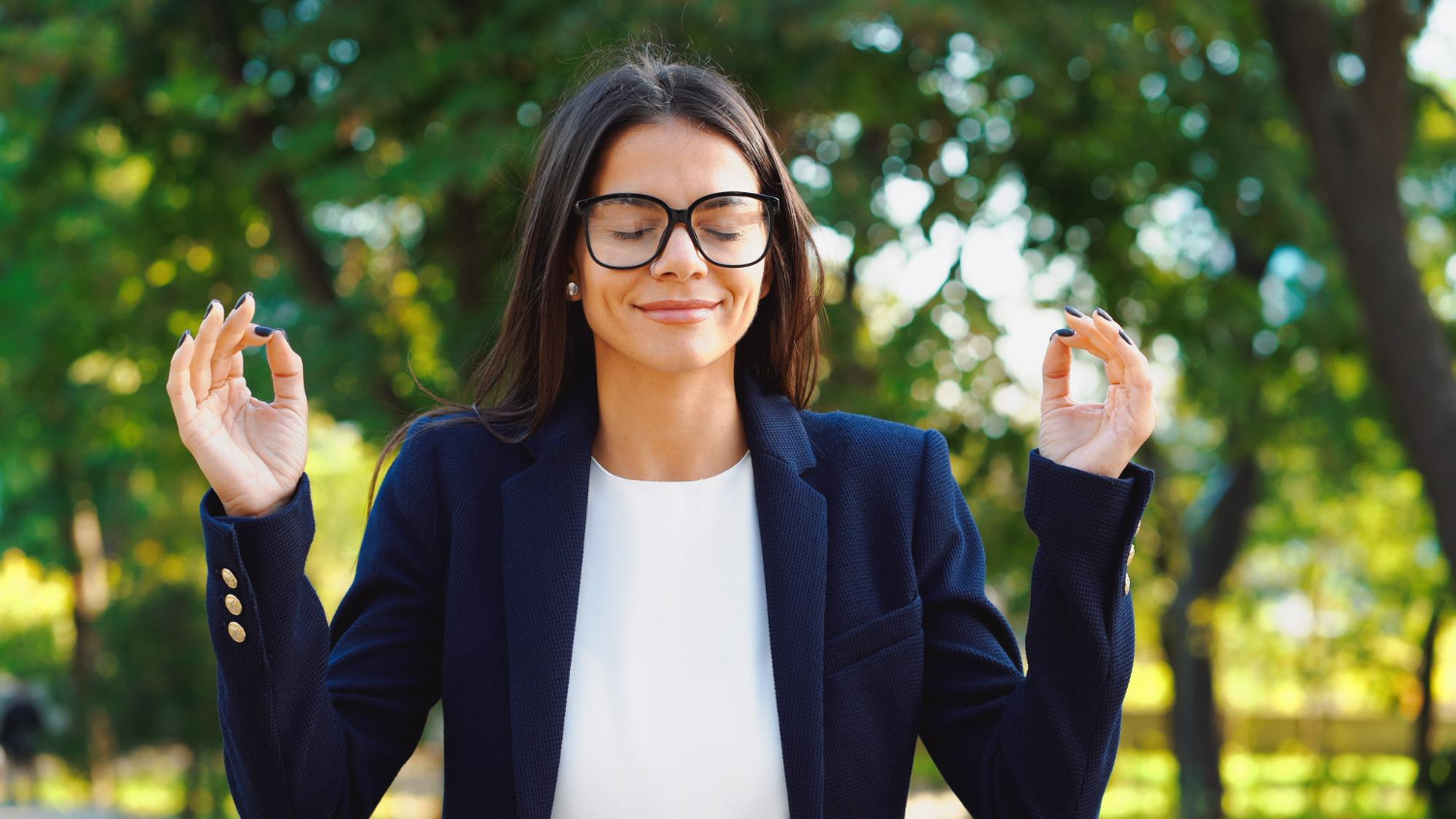 Une salariée qui éprouve du bien-être